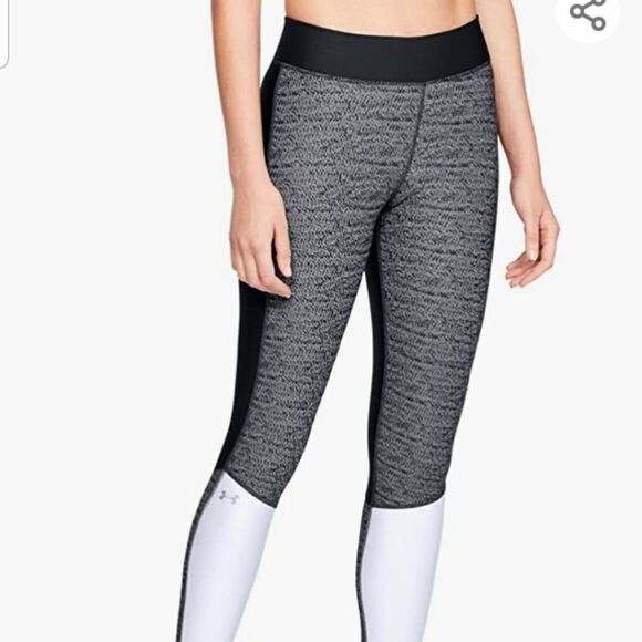 Under Armour Women's HeatGear Jacquard Ankle Crop - Picture 1 of 12